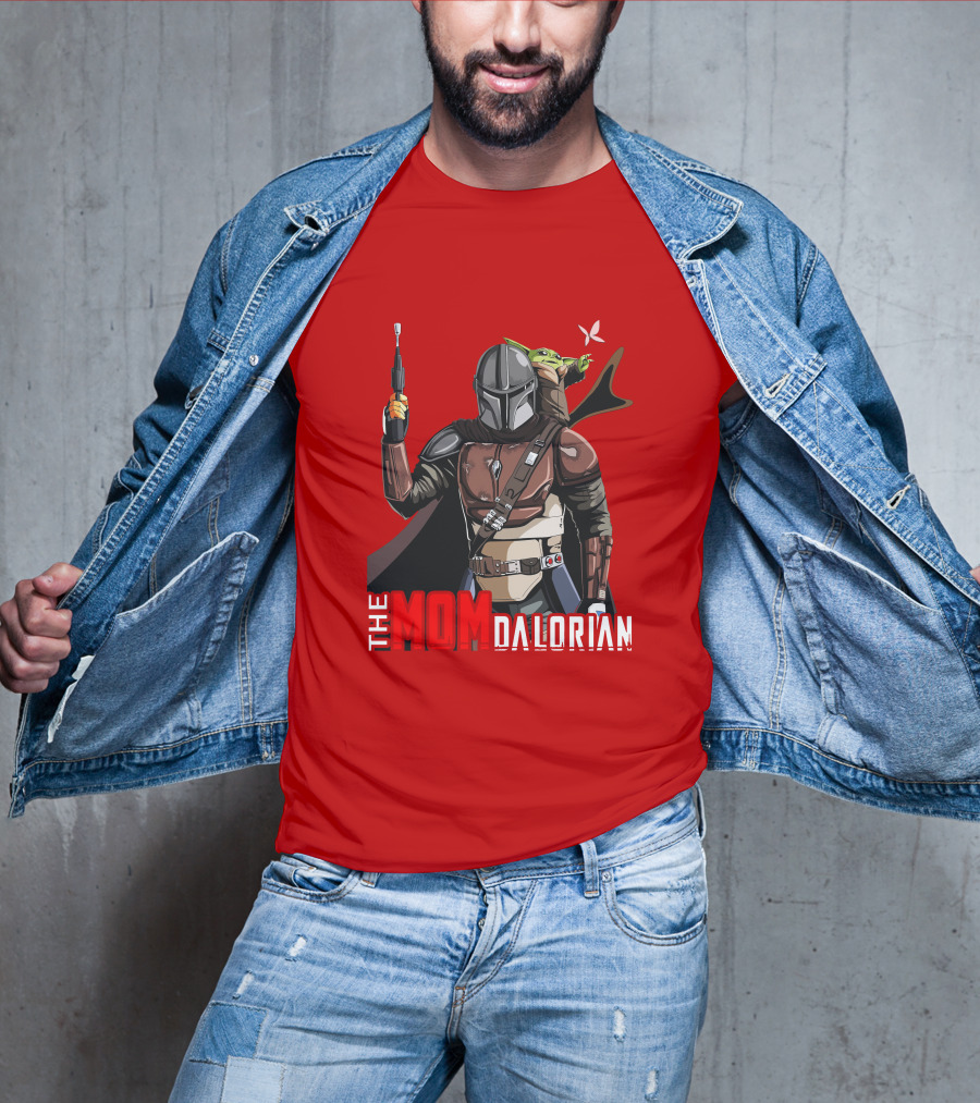 The Mom Dalorian Baby Yoda T-Shirt