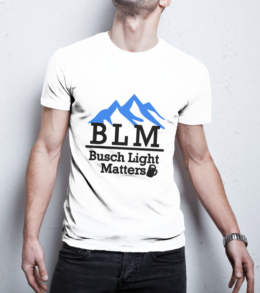 BLM Busch Light Matters Mountain T-Shirt