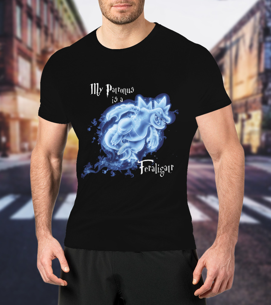 My Patronus Is A Feraligatr Pokemon Patronus T-Shirt