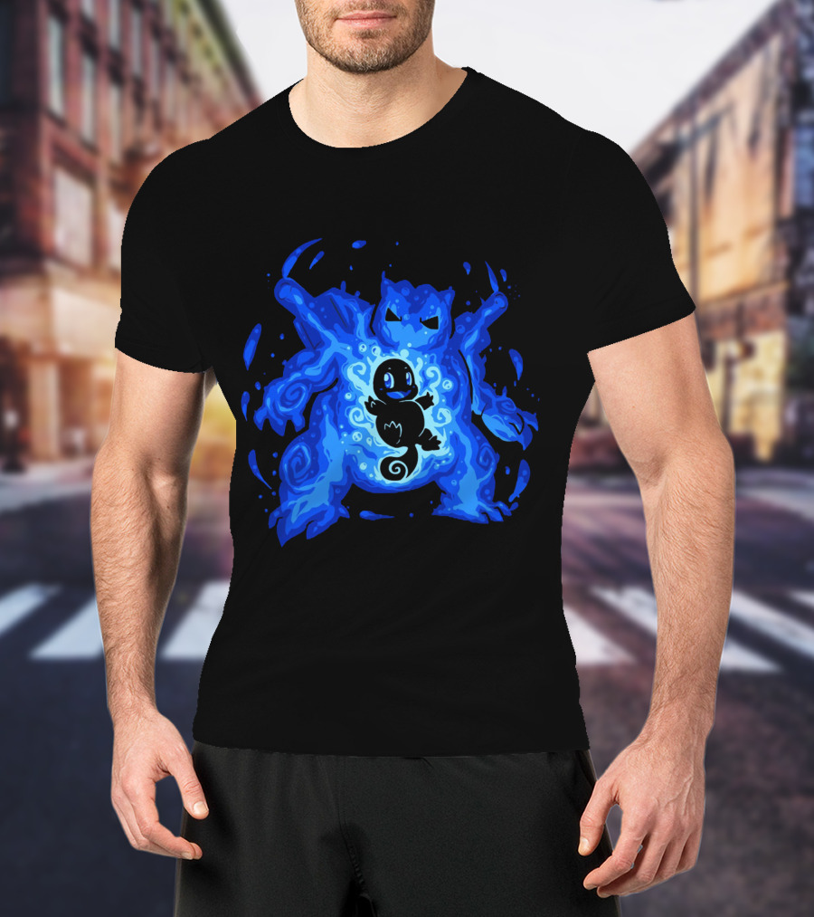 Evolution Pokemon Blastoise Water Type Charizard Elemental T-Shirt