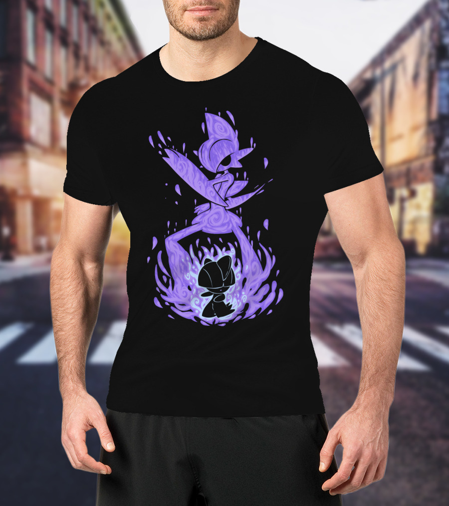 Evolution Pokemon Gallade Shadow Purple Transformation T-Shirt