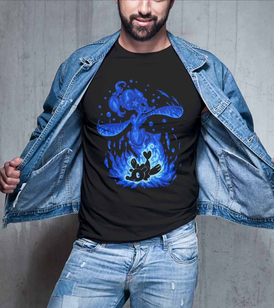 Evolution Pokemon Primarina Alolan Water-Type Transformation T-Shirt