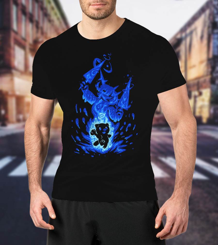 Samurott Evolution Inspired By Blue Flame And Water T-Shirt