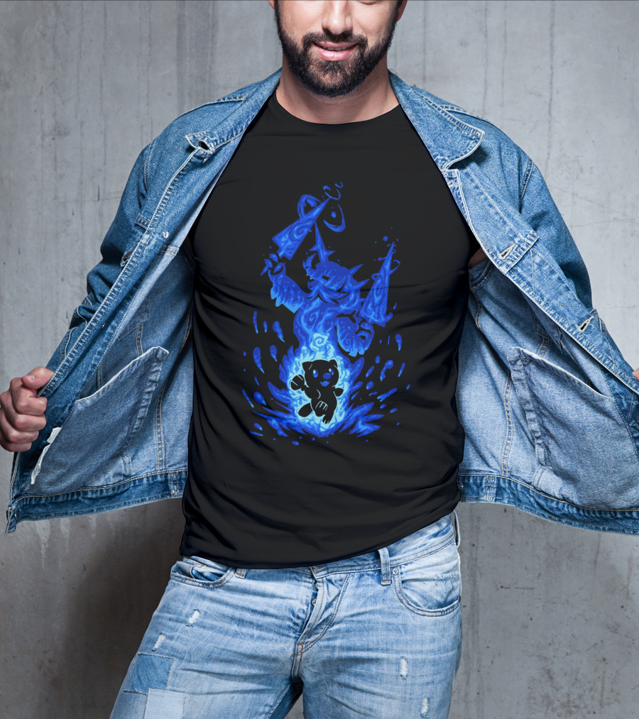 Samurott Evolution Inspired By Blue Flame And Water T-Shirt