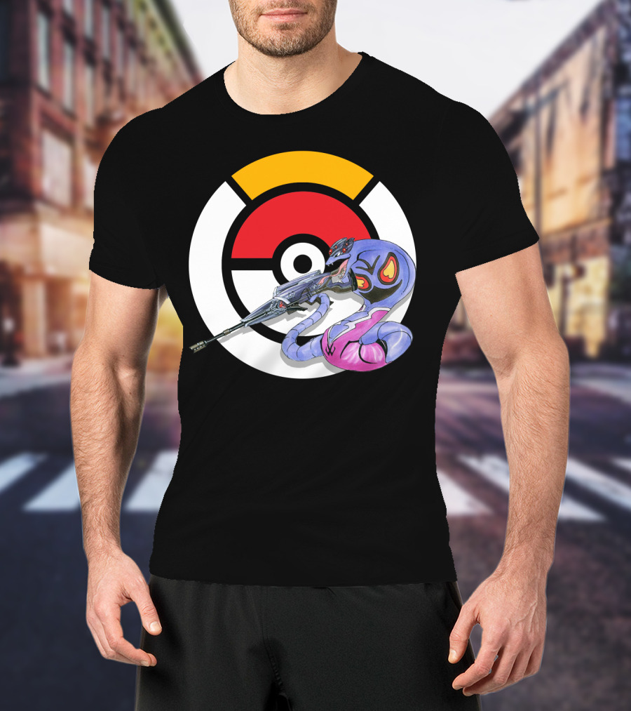 Pokemon X Arbok X Overwatch Widowmaker Mashup T-Shirt