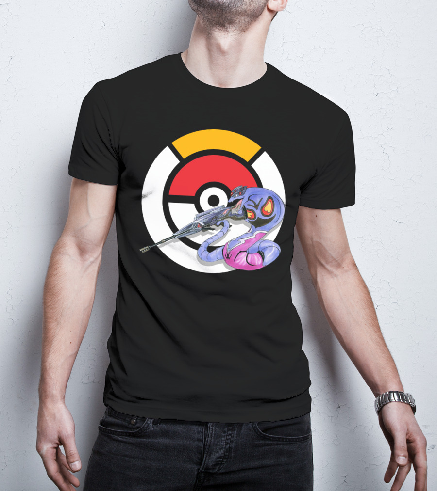 Pokemon X Arbok X Overwatch Widowmaker Mashup T-Shirt