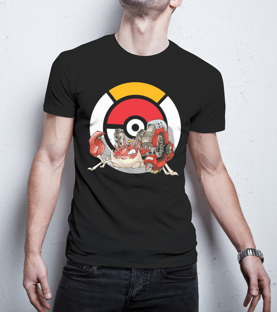 Pokemon X Overwatch Kingler X Torbjorn Mashup T-Shirt