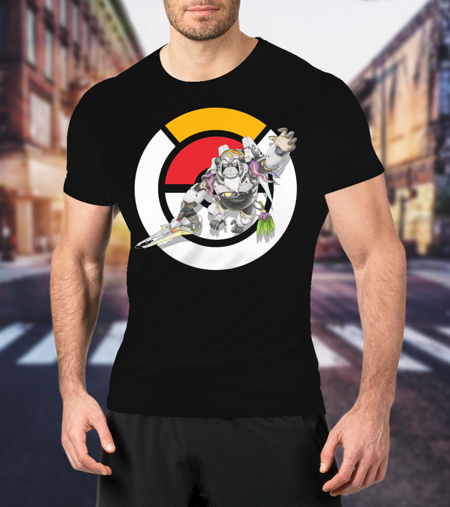 Pokémon Overwatch Crossover Oranguru Winston Pokémon Ball T-Shirt