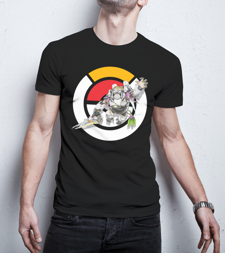Pokémon Overwatch Crossover Oranguru Winston Pokémon Ball T-Shirt