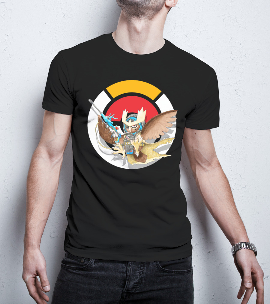 Pokemon X Over Noctowl X Ana Official Collaboration T-Shirt