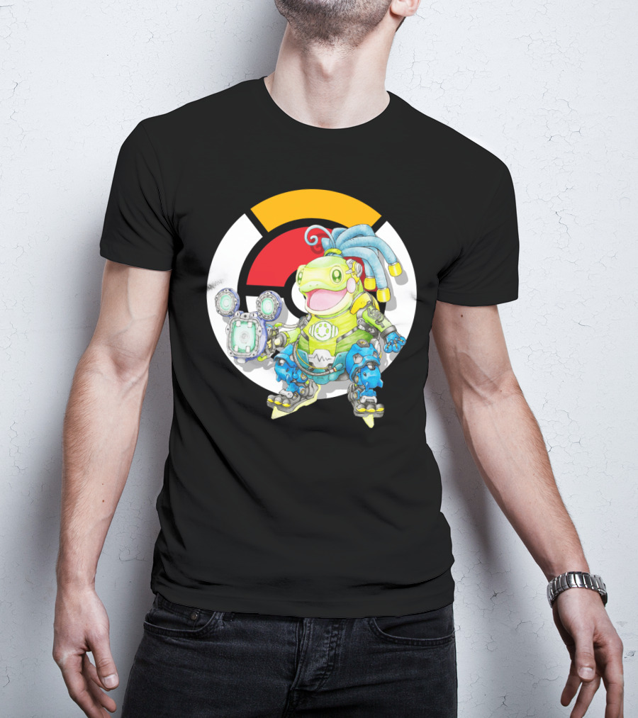 Pokemon X Overwatch Politoed Lucio Mashup T-Shirt