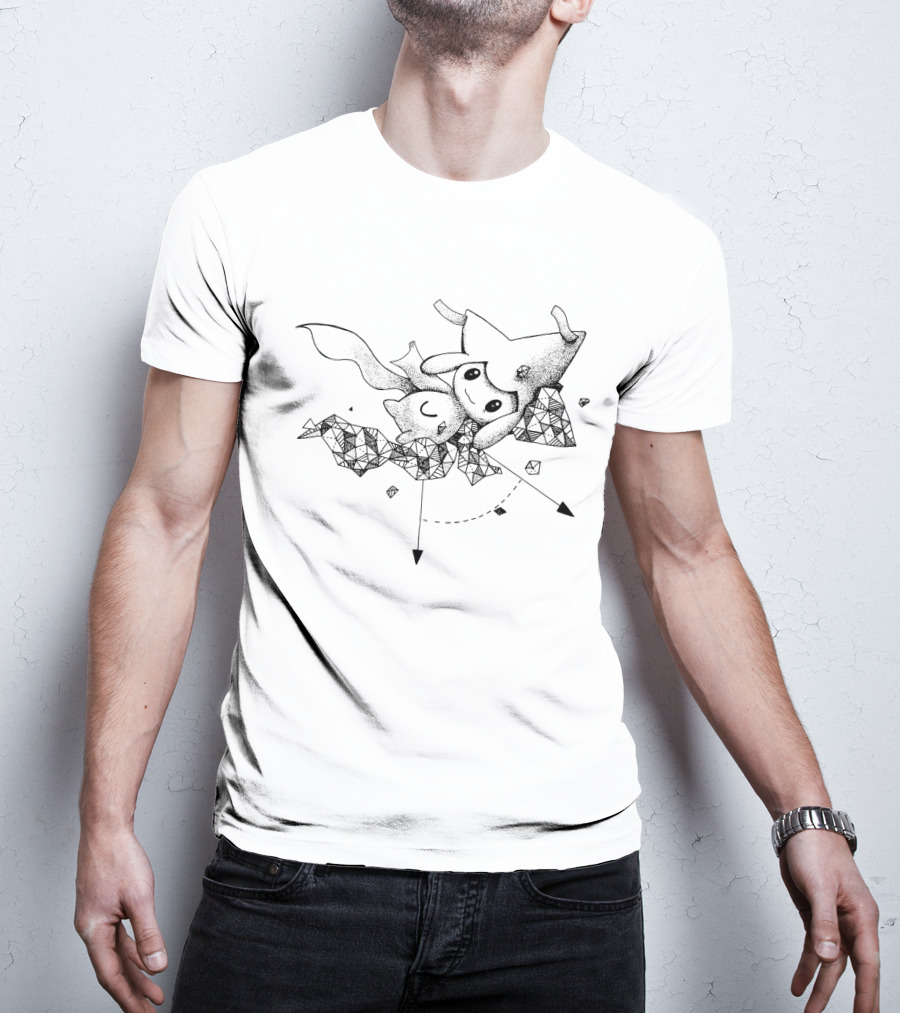 Geometric Jirachi Pokemon Crystal T-Shirt