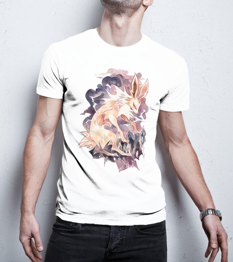 Watercolor Pokemon Jolteon Artistic T-Shirt
