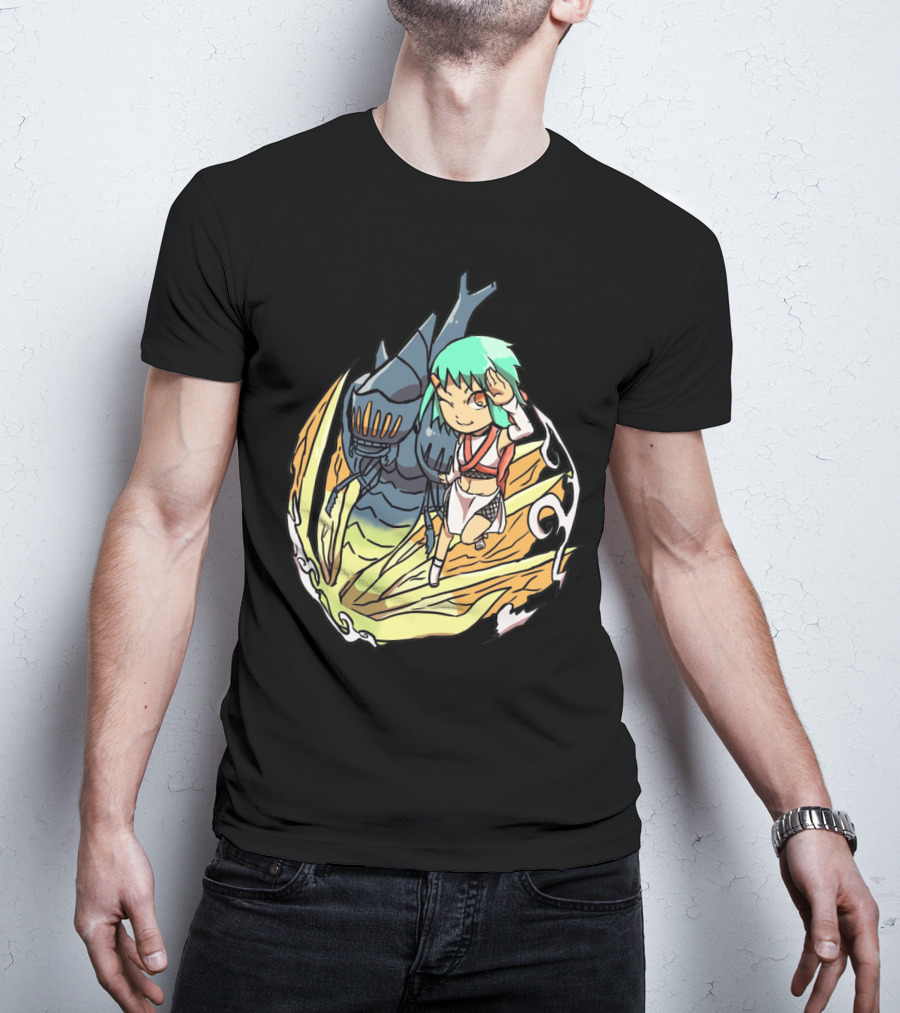 Princess Nausicaä Chibi And Ohmu Companion T-Shirt