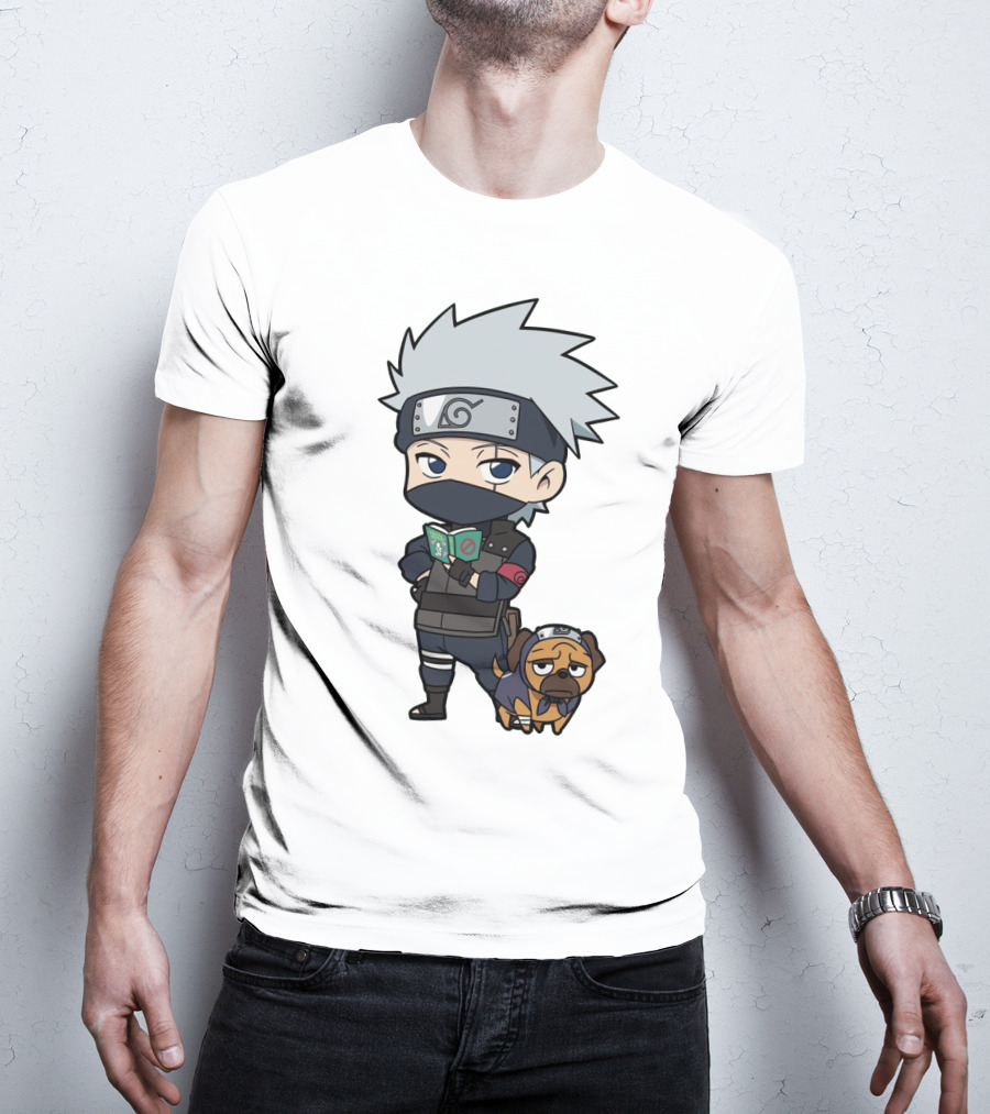 Kakashi Dog Chibi Ninja Fan T-Shirt