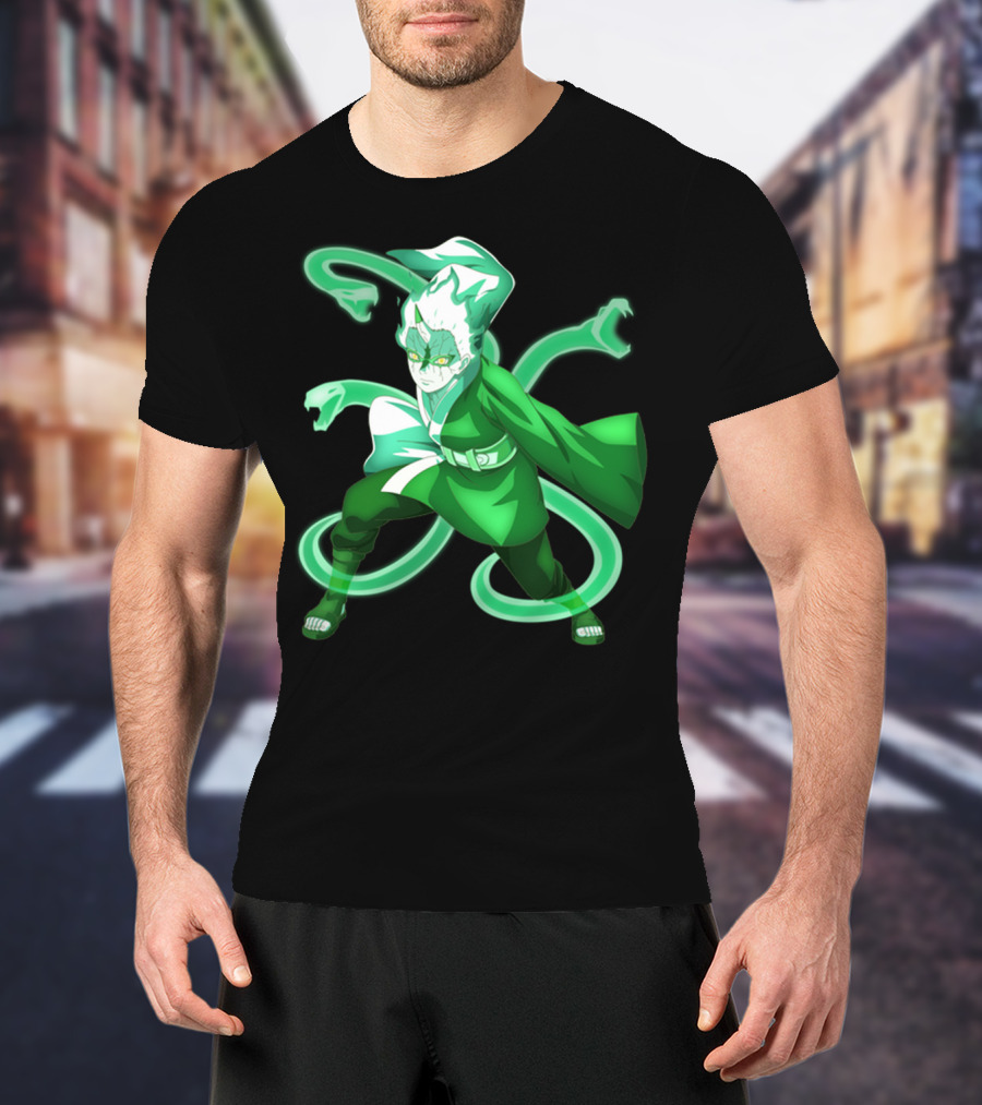 Mitsuki Orochimaru Anakins Striking Green Aura Power Form T-Shirt