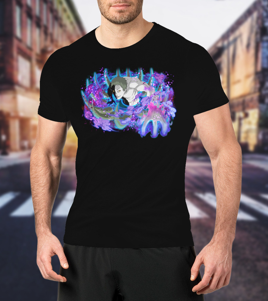 Zetsu Pastel Aura With Purple And Blue Energy Burst T-Shirt