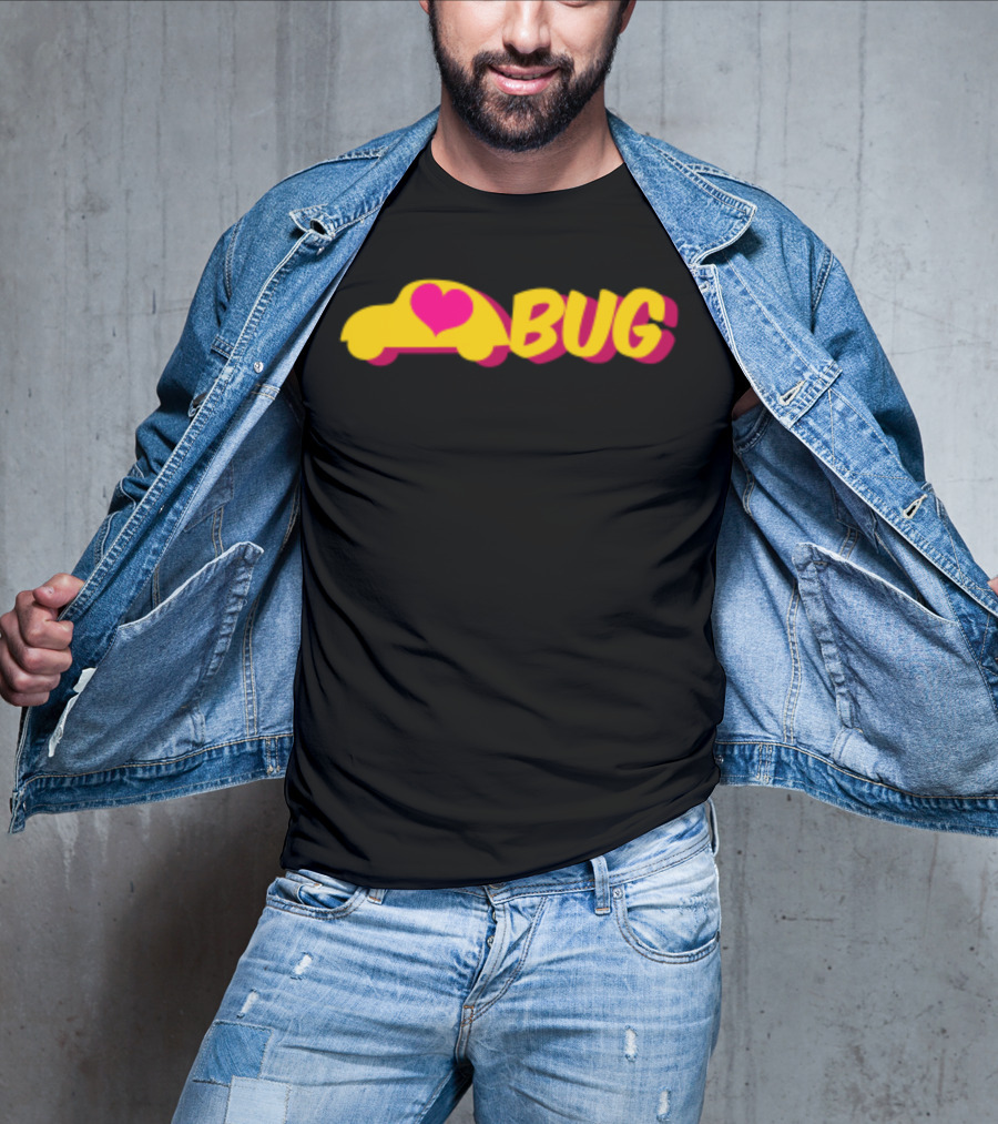 Lovve Bug Heart Car Back To School T-Shirt