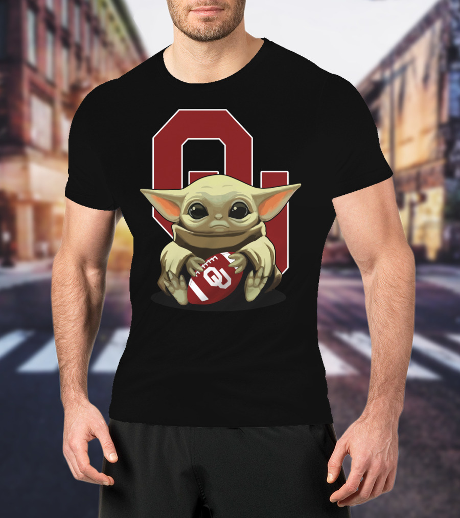 Yoda Baby Sooners Ou Football T-Shirt