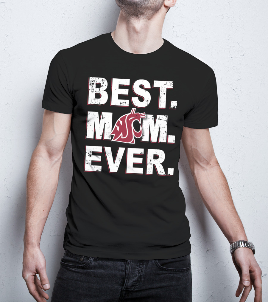 Best Mom Ever Washington State Cougars T-Shirt