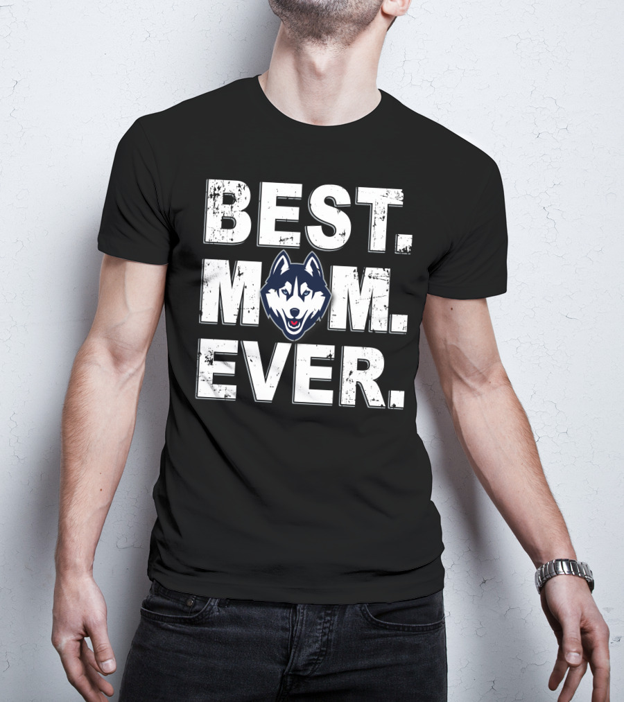 Best Mom Ever Uconn Huskies T-Shirt