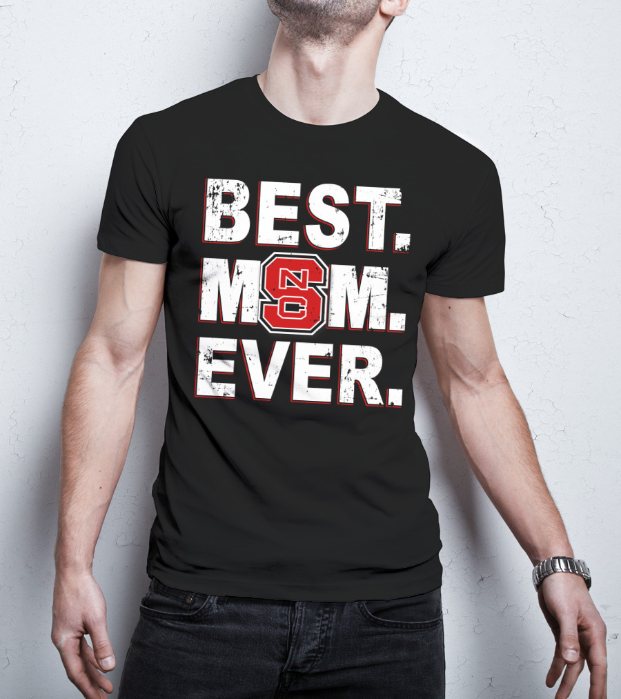Best Mom Ever Nc State Wolfpack T-Shirt