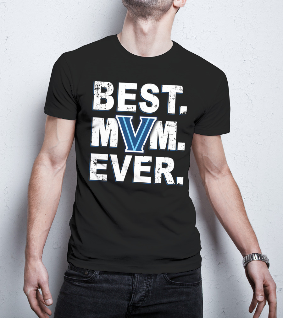 Best Mom Ever Villanova Wildcats V T-Shirt