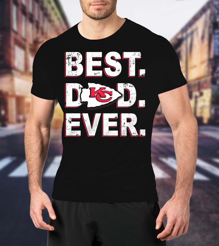 Kansas City Chiefs Best Dad Ever T-Shirt