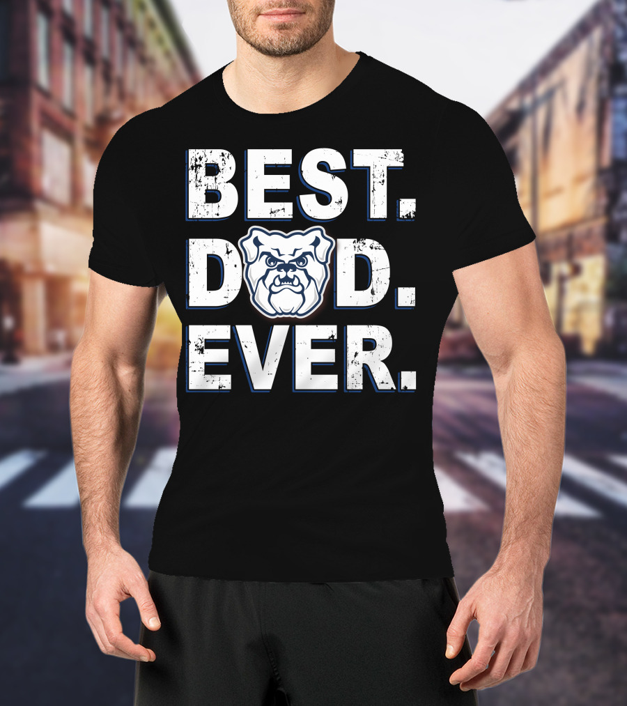 Best Dad Ever Bulldog T-Shirt