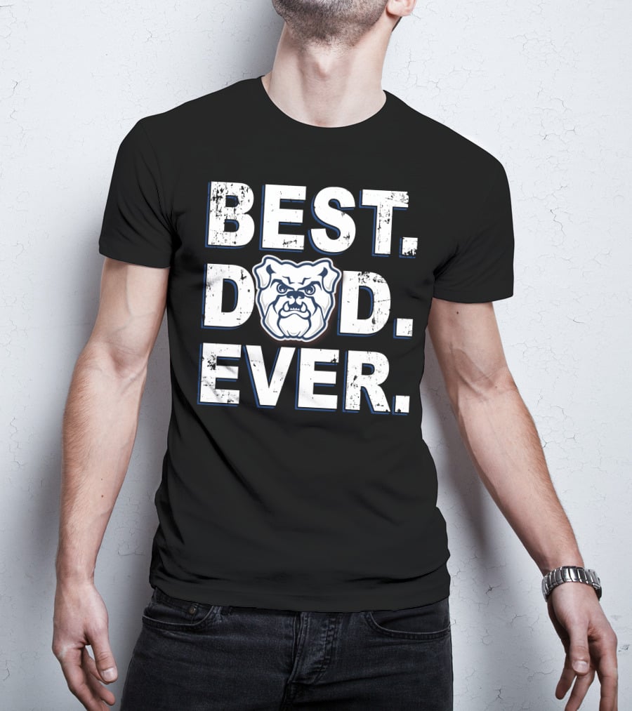Best Dad Ever Bulldog T-Shirt