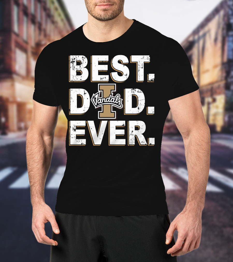 Best Dad Ever Idaho Vandals T-Shirt