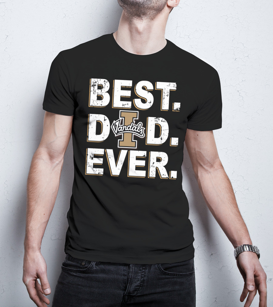 Best Dad Ever Idaho Vandals T-Shirt