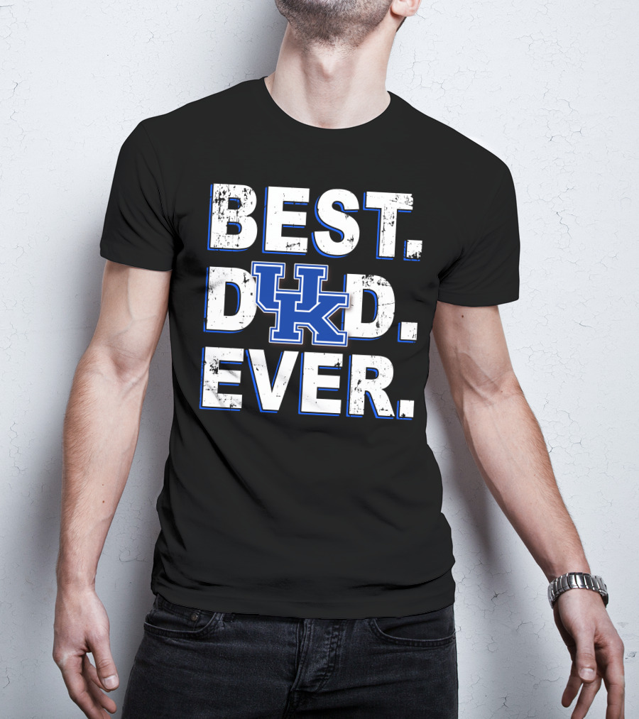 Best Dad Ever Uk Wildcats T-Shirt
