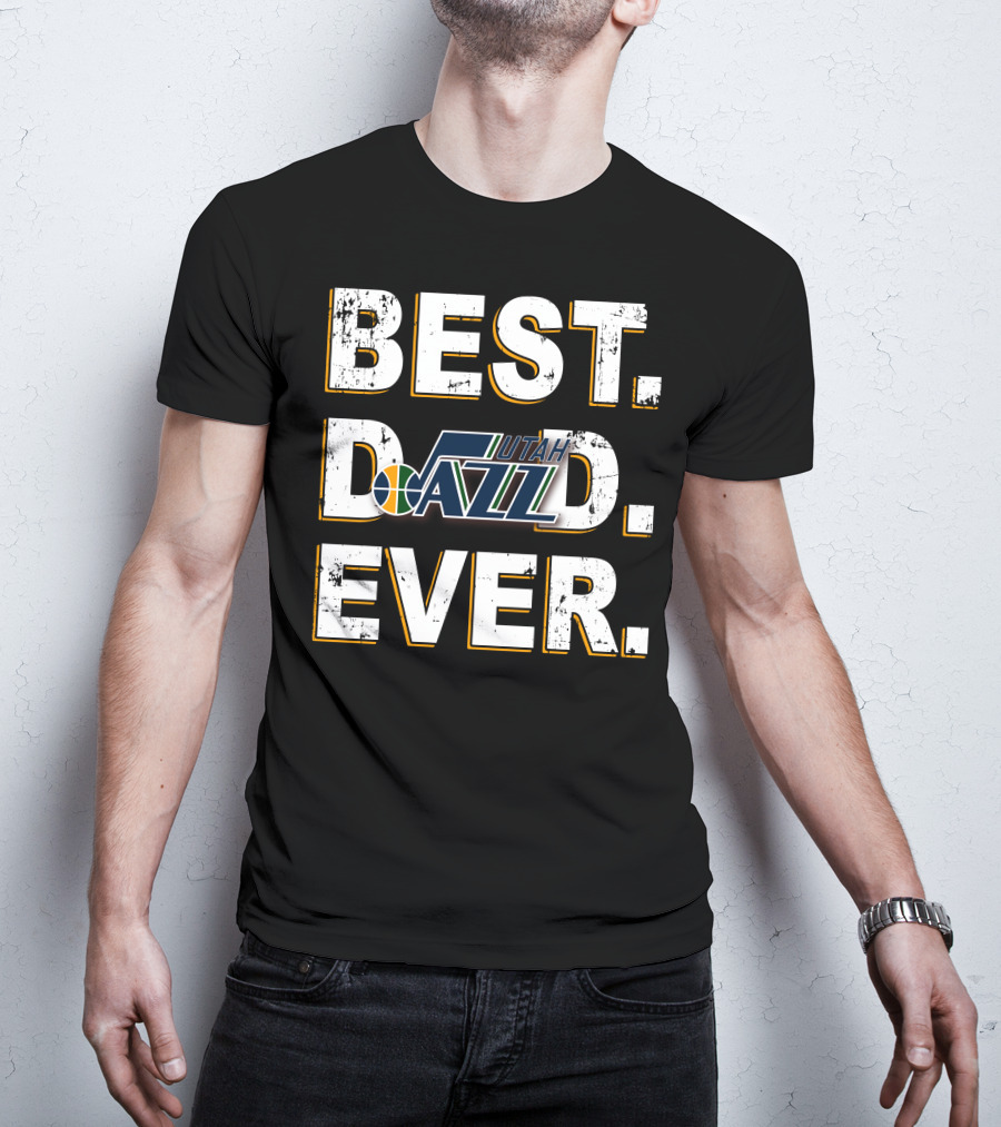 Best Dad Ever Utah Jazz T-Shirt