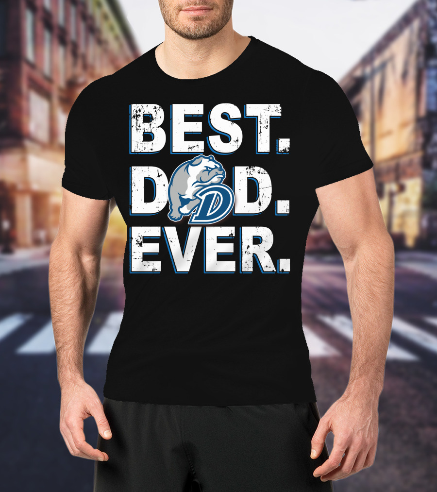 Best Dad Ever Bulldog D T-Shirt