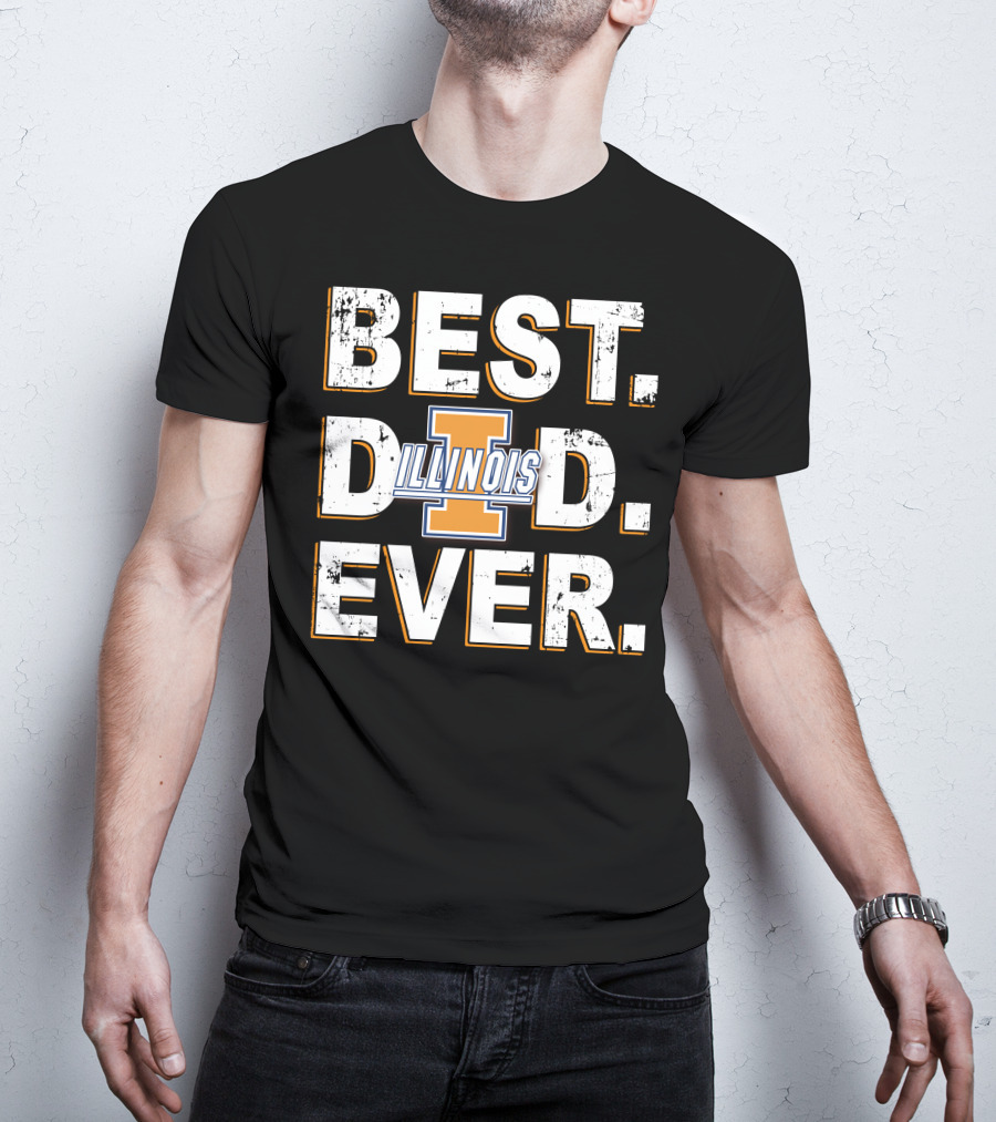 Best Dad Ever Illinois I T-Shirt