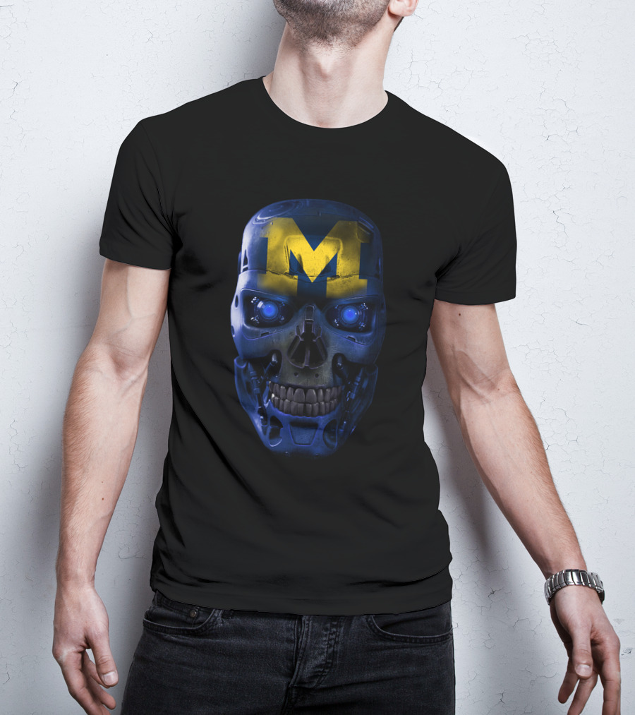 Wolverines Skull M T-Shirt