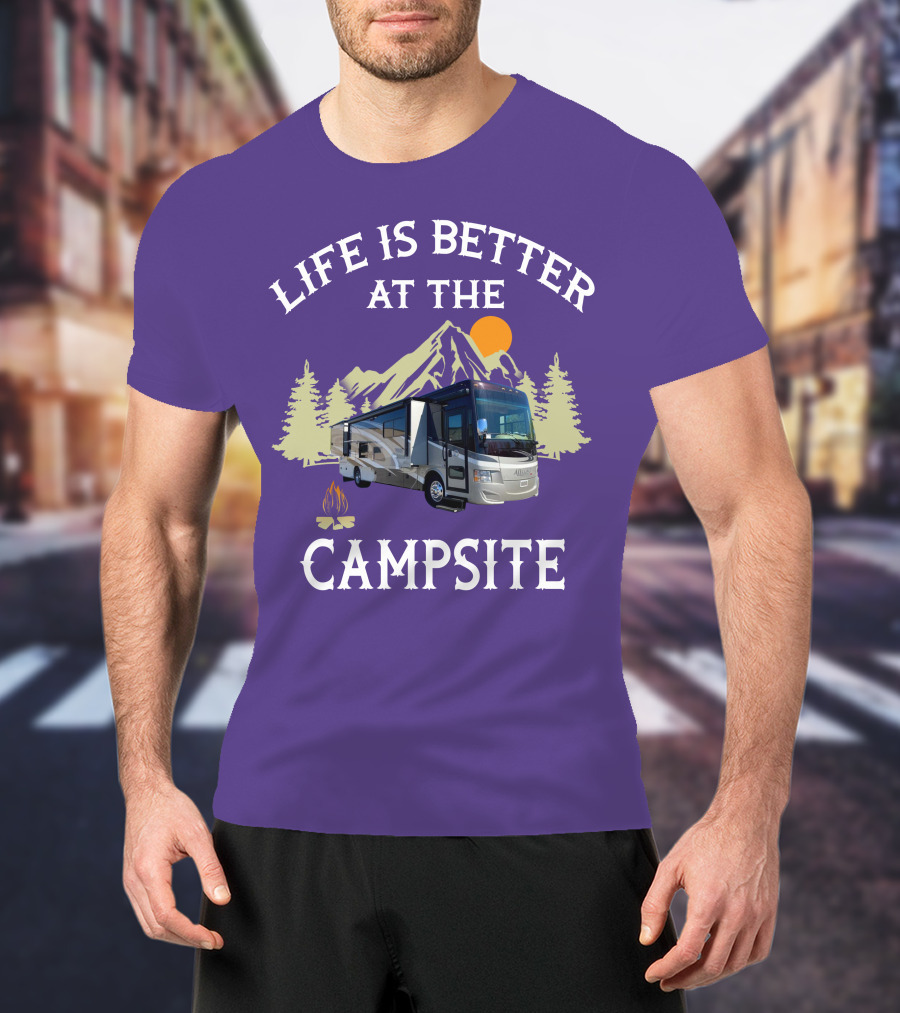 Life Is Better At The Campsite Tiffin Motorhomes ALLEGRO T-Shirt