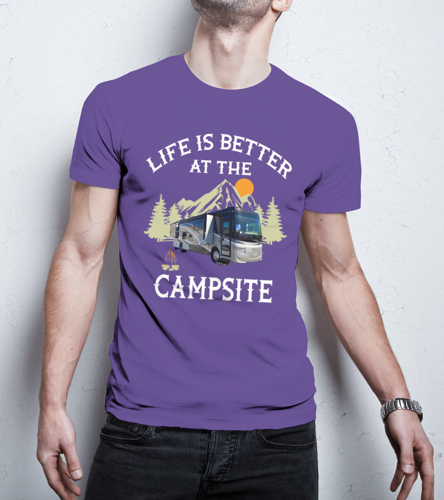 Life Is Better At The Campsite Tiffin Motorhomes ALLEGRO T-Shirt