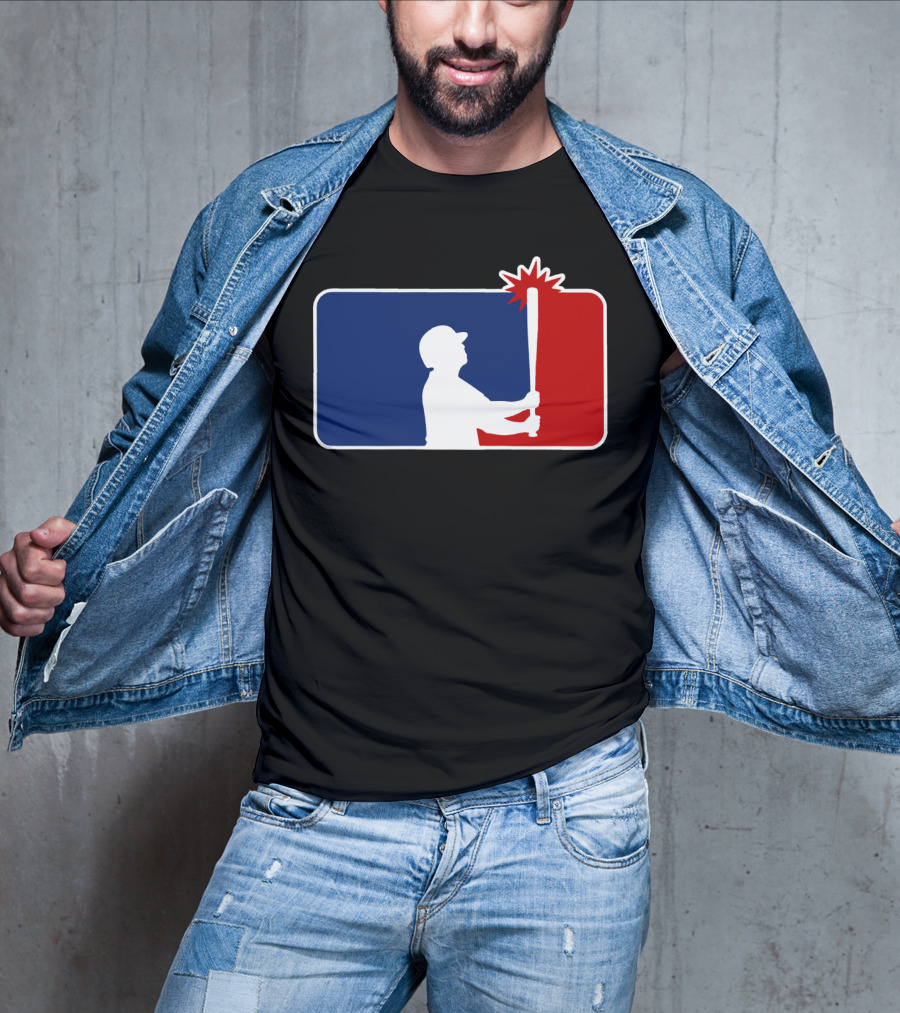 Let Brett Bang MLB Funny Parody Baseball Bat T-Shirt