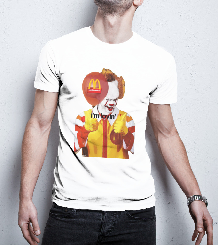 McDonald's I'm Lovin' It Clown Holding Red Balloon T-Shirt