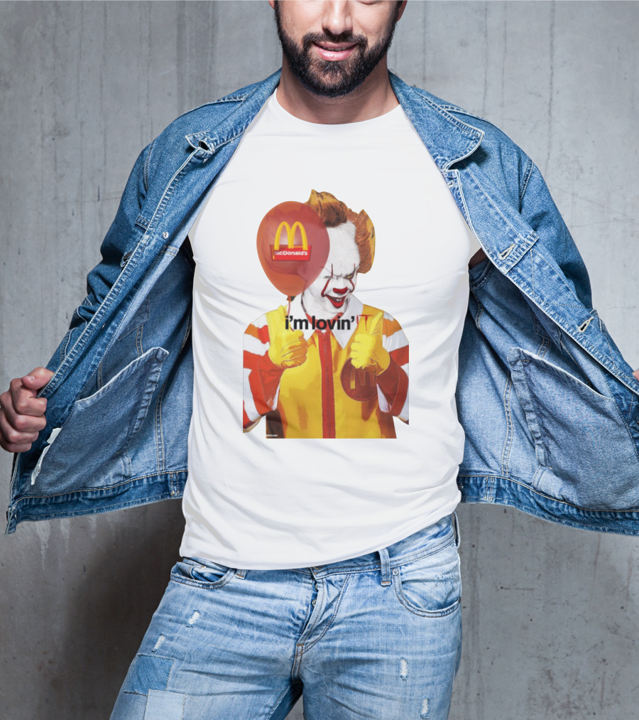 McDonald's I'm Lovin' It Clown Holding Red Balloon T-Shirt
