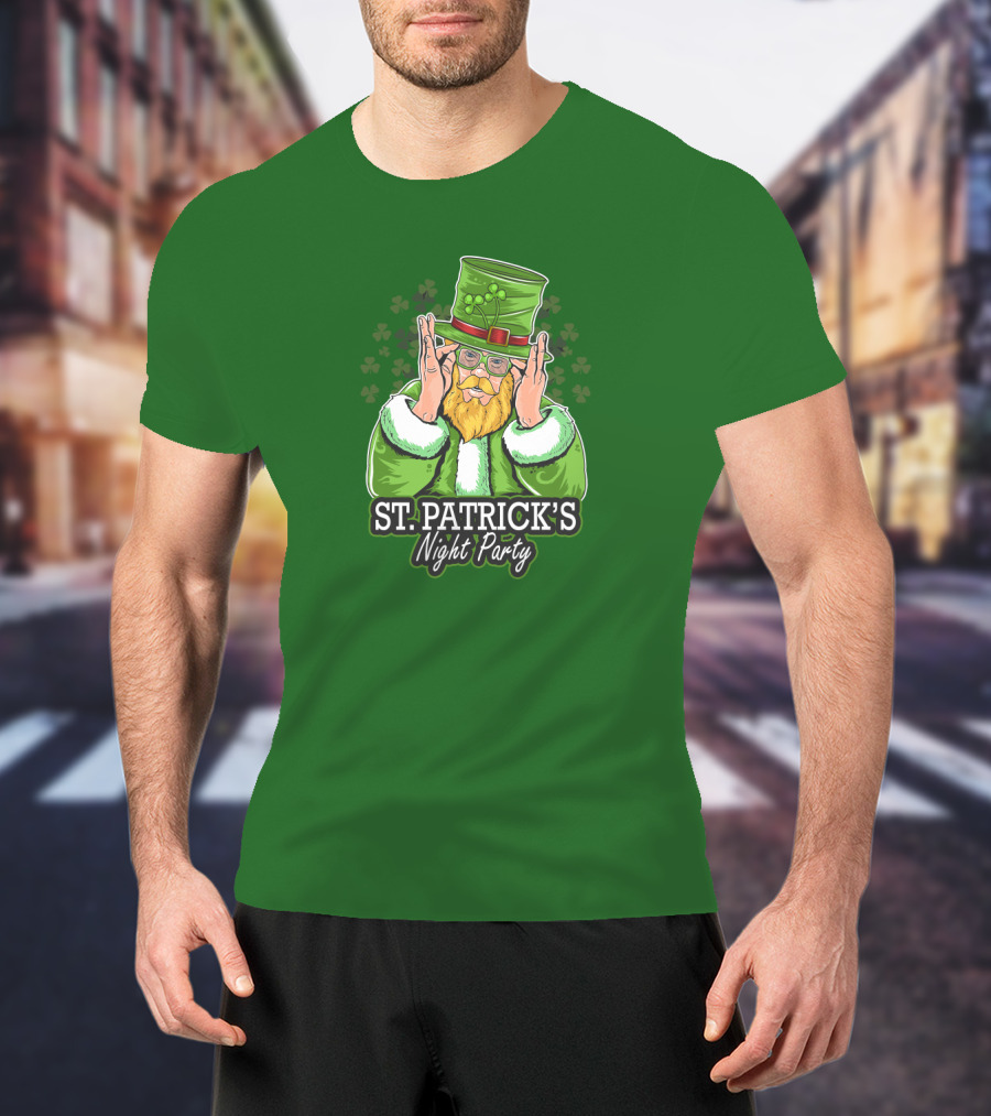 ST. PATRICK'S NIGHT PARTY Irish Leprechaun T-Shirt