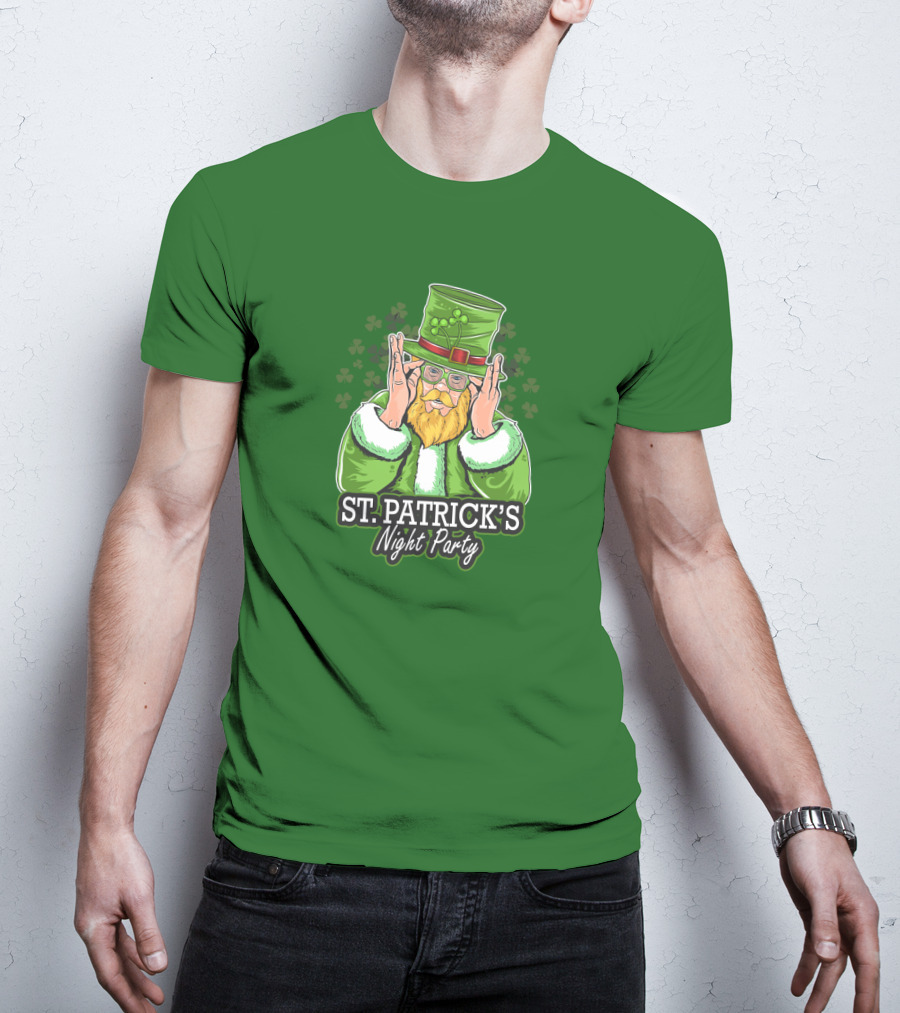 ST. PATRICK'S NIGHT PARTY Irish Leprechaun T-Shirt