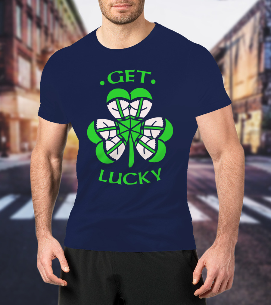 Get Lucky Irish Shamrock Clover St. Patrick's Day T-Shirt