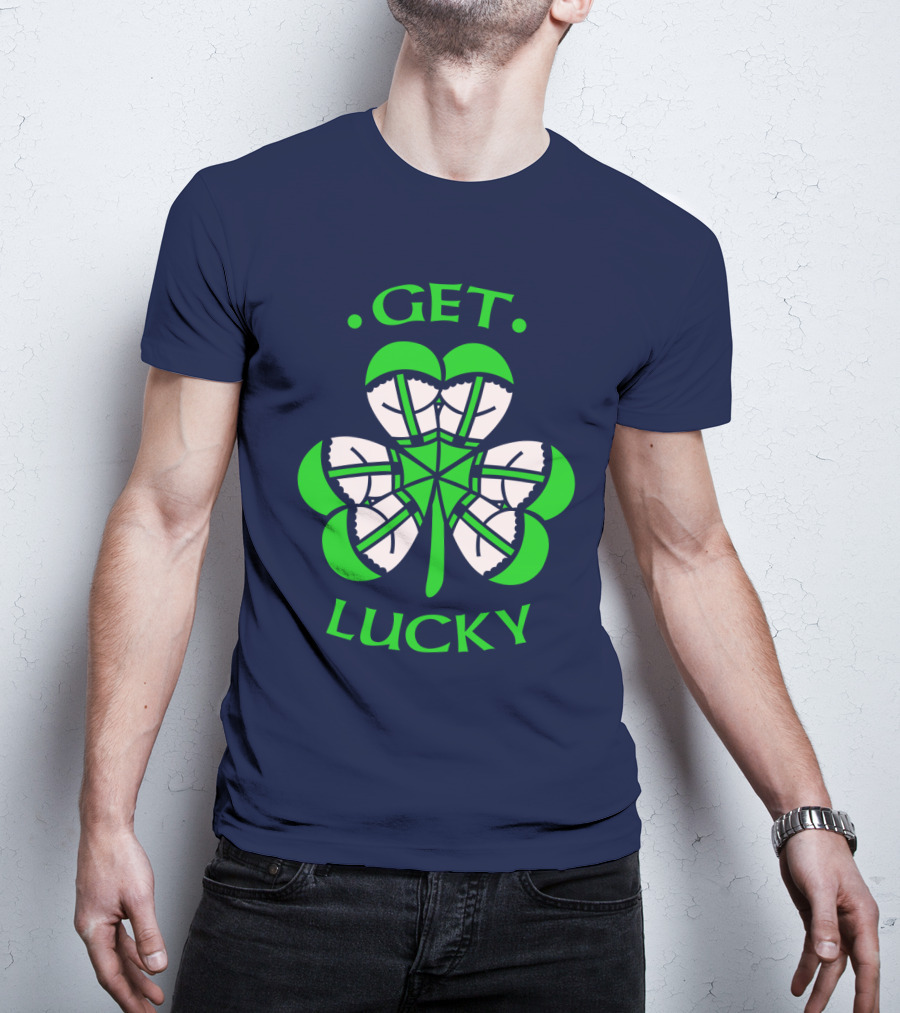 Get Lucky Irish Shamrock Clover St. Patrick's Day T-Shirt