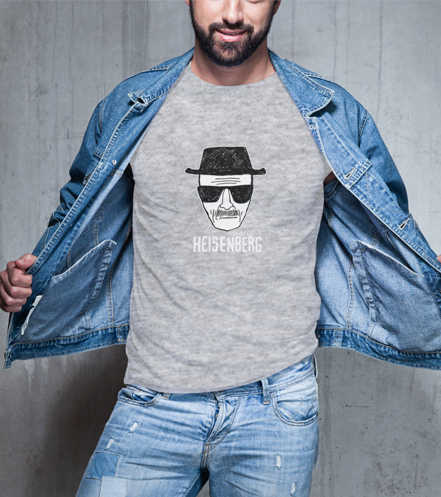 Heisenberg Hat Sunglasses Mask Face T-Shirt