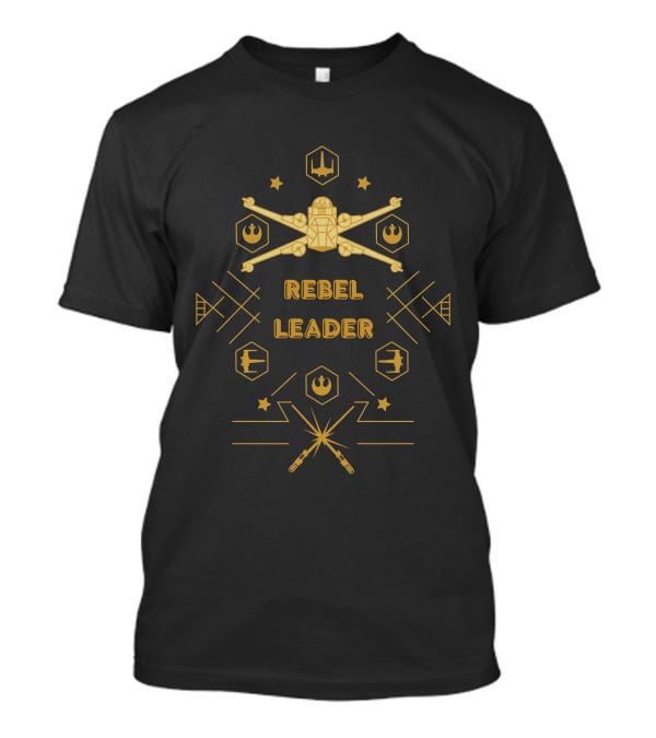 Rebel Leader X-Wing Starfighter Icons And Symbols T-Shirt