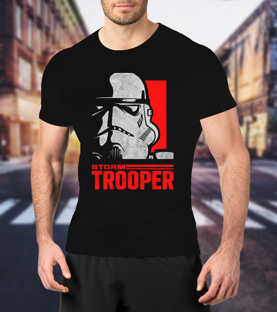 STORM TROOPER Star Wars Red Rectangle T-Shirt