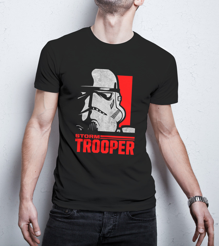 STORM TROOPER Star Wars Red Rectangle T-Shirt